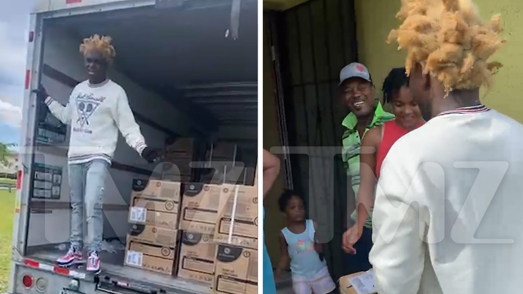 Kodak Black Gifts Air Conditioning Units to Housing Project Residents