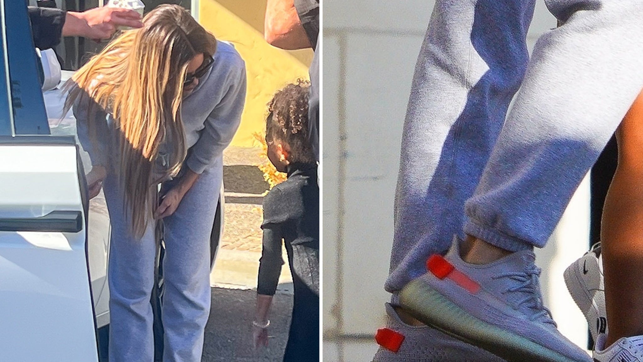 Khloe Kardashian Steps Out Wearing Yeezys After Adidas Drops Kanye West thumbnail