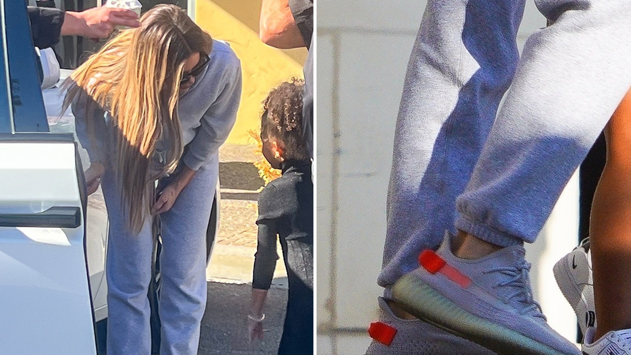 Khloe Kardashian Steps Out Wearing Yeezys After Adidas Drops Kanye West #KanyeWest