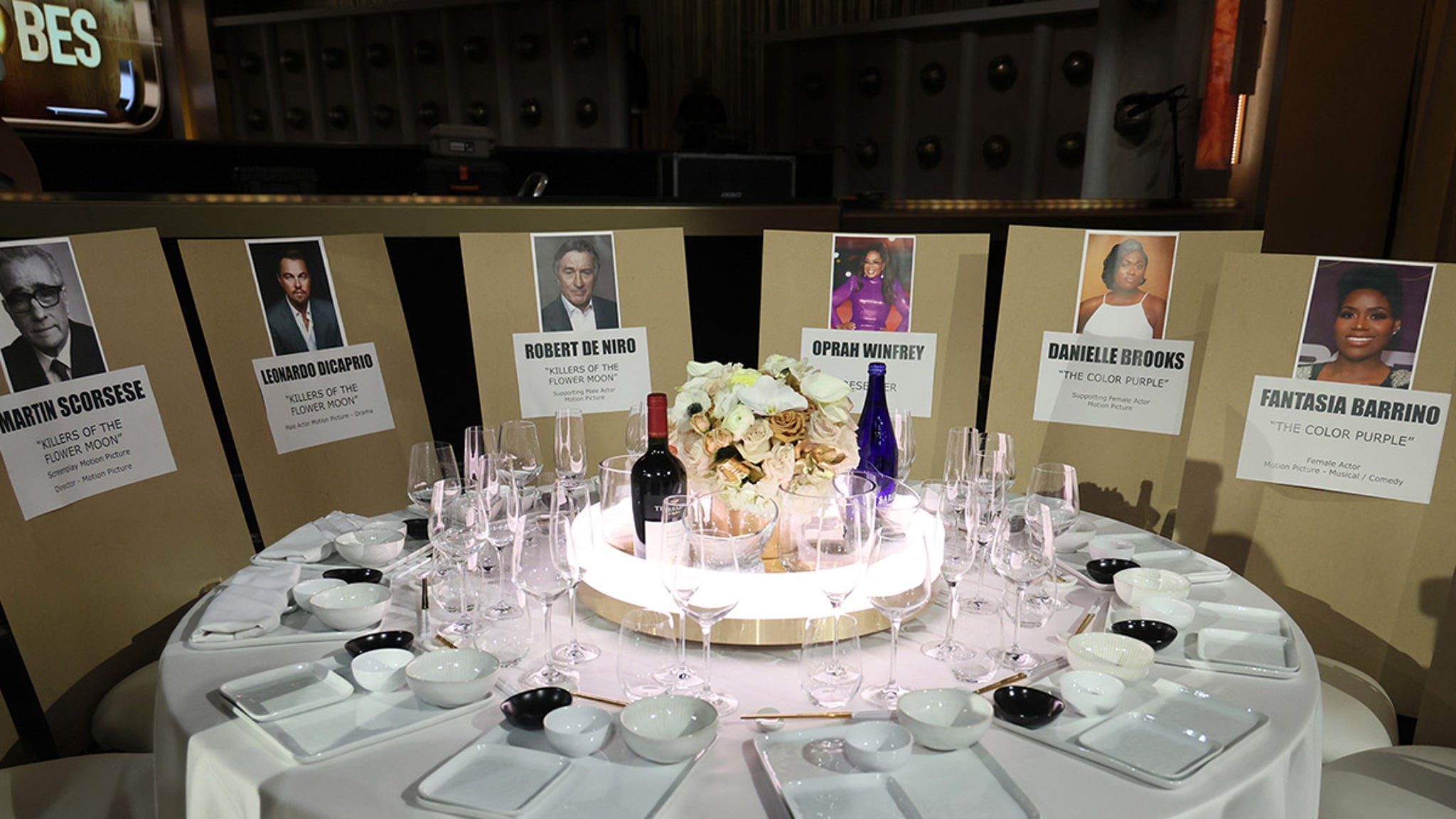 Golden Globes 2024 Setup Begins, Take A Look at Seating Chart