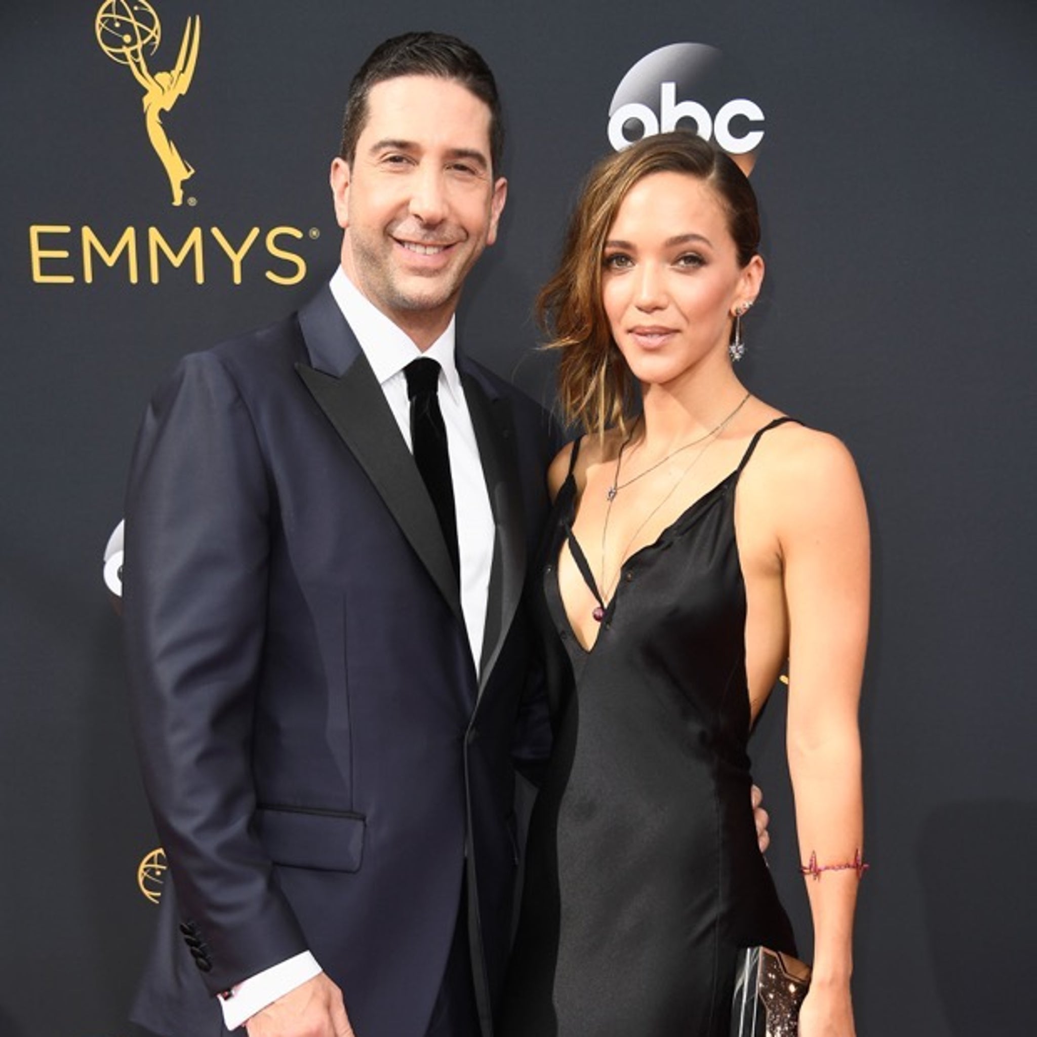 David Schwimmer and ex Zoe Buckman protest together for their