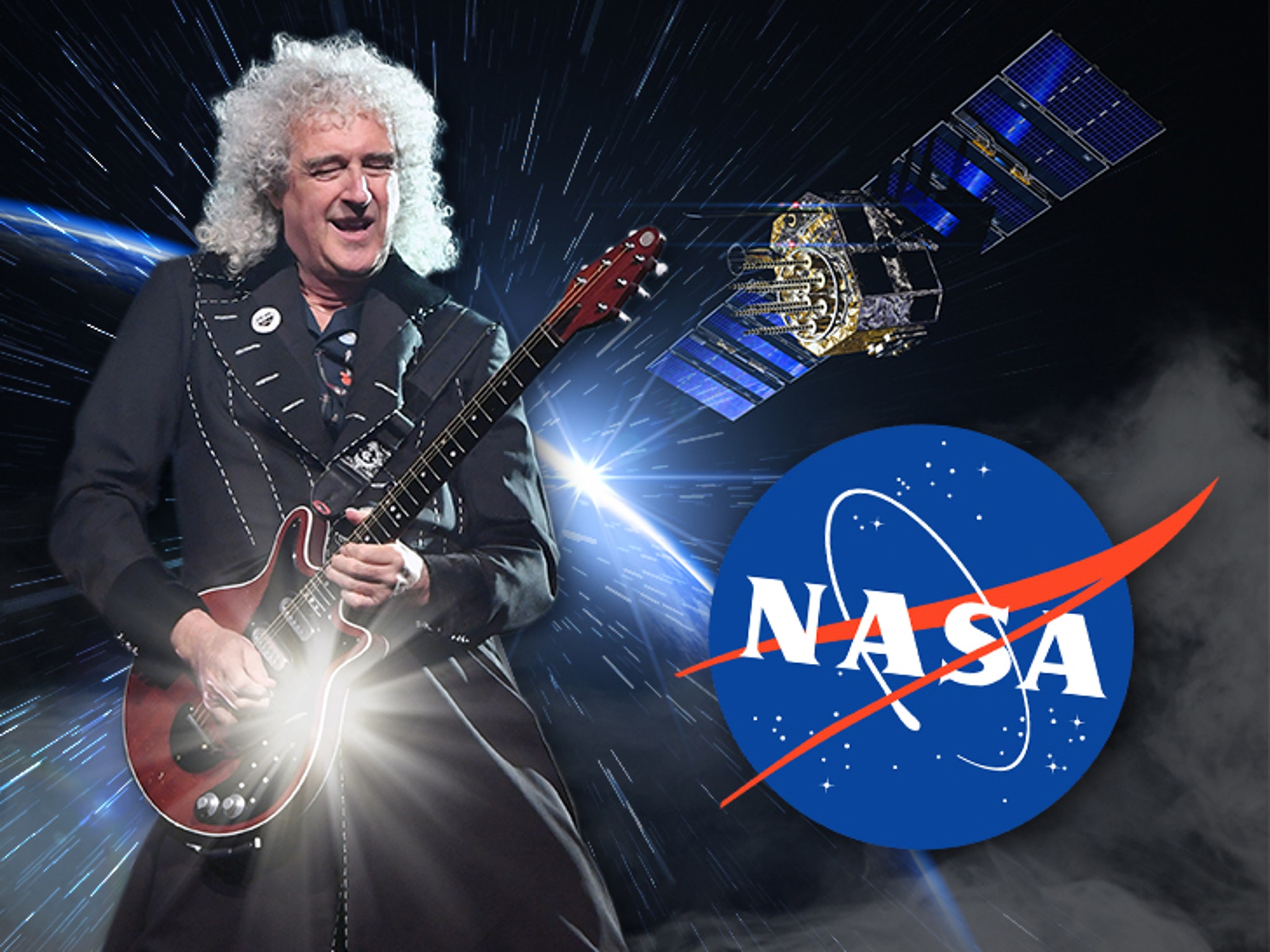 La fabulosa historia de cómo Brian May, leyenda de Queen, ayudó a la NASA a aterrizar una nave en un asteroide