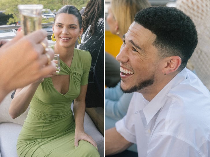 Devin Booker Has Boozy Lunch With Kendall Jenner