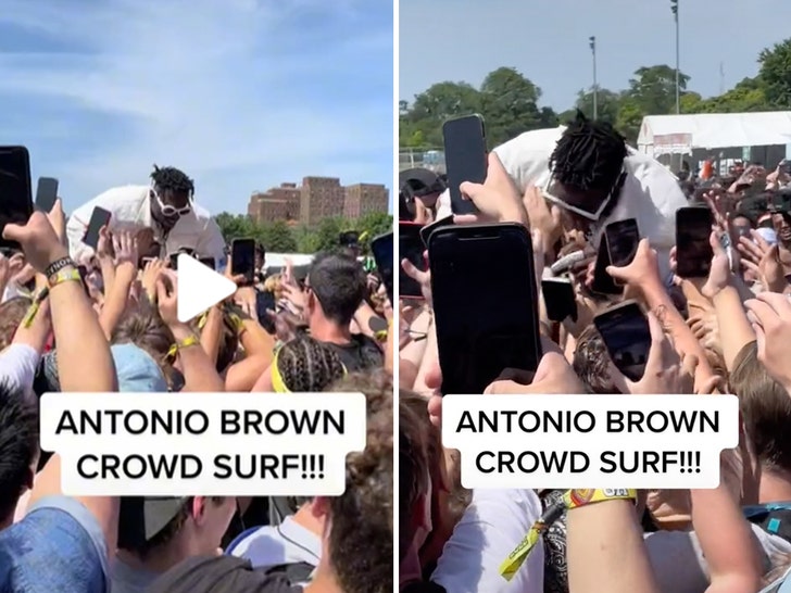 Antonio Brown Performs At Summer Smash Festival in Chicago, Crowd Surfs!.jpg