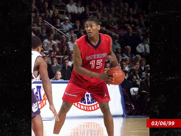 ron artest playing for st john's