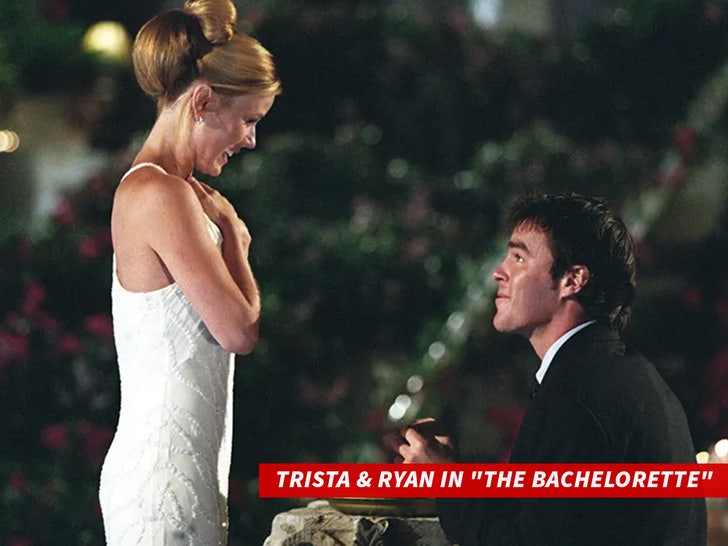 Ryan & Trista in "The Bachelorette"