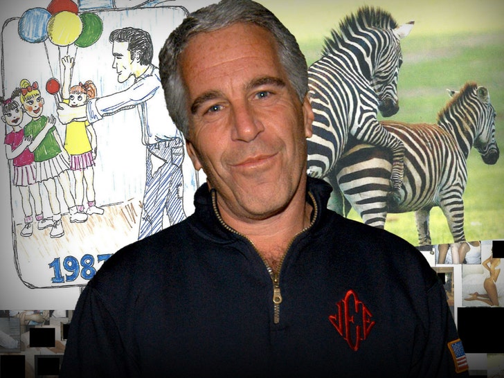 jeffrey epstein birthday book images handout getty