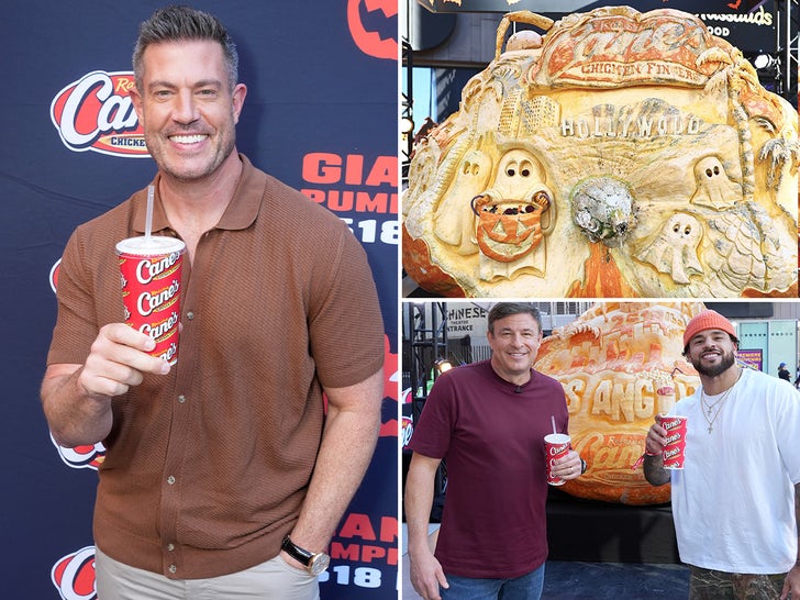 Unveiling the 2518 Pound Giant Raising Cane’s Jack-O’-Lantern on The Hollywood Walk of Fame