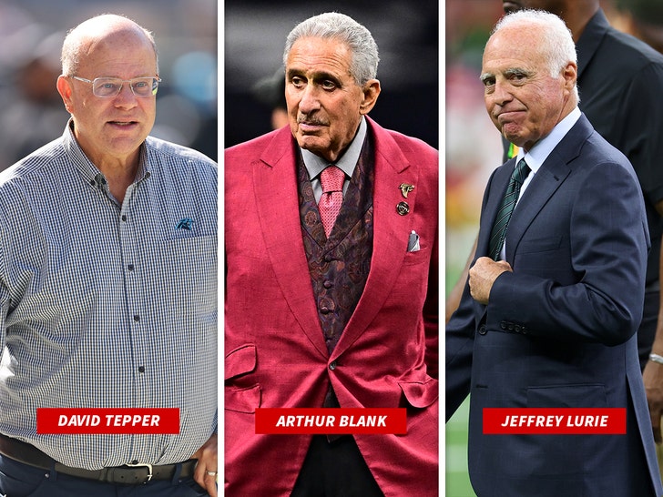 david tepper arthur blank and jeffrey lurie getty 1