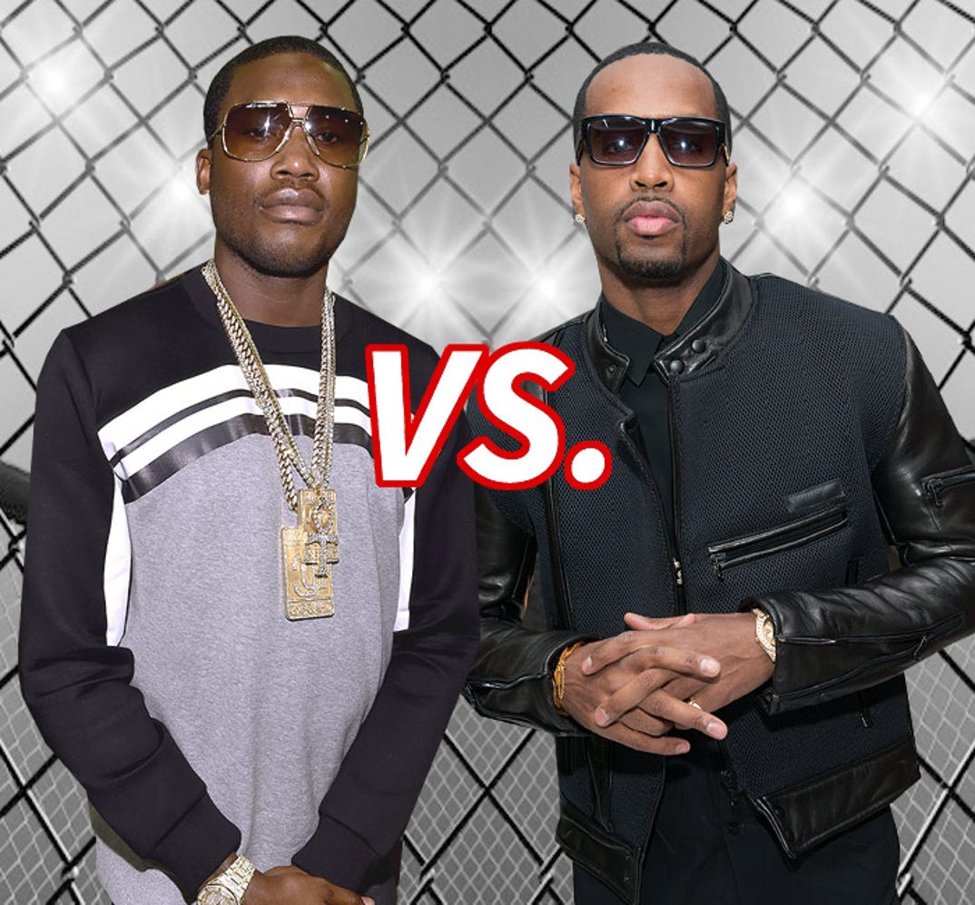 Who's got the Nicki? Meek Mill (28) vs. Safaree Samuels (34)