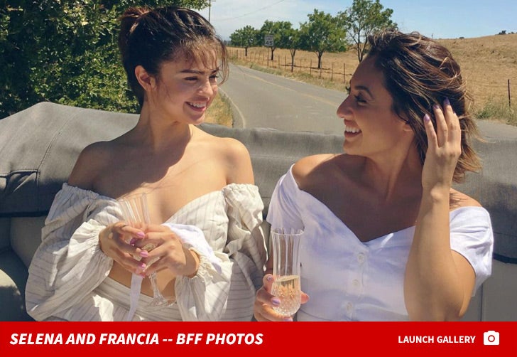 Francia Raisa and Selena Gomez -- BFF Photos