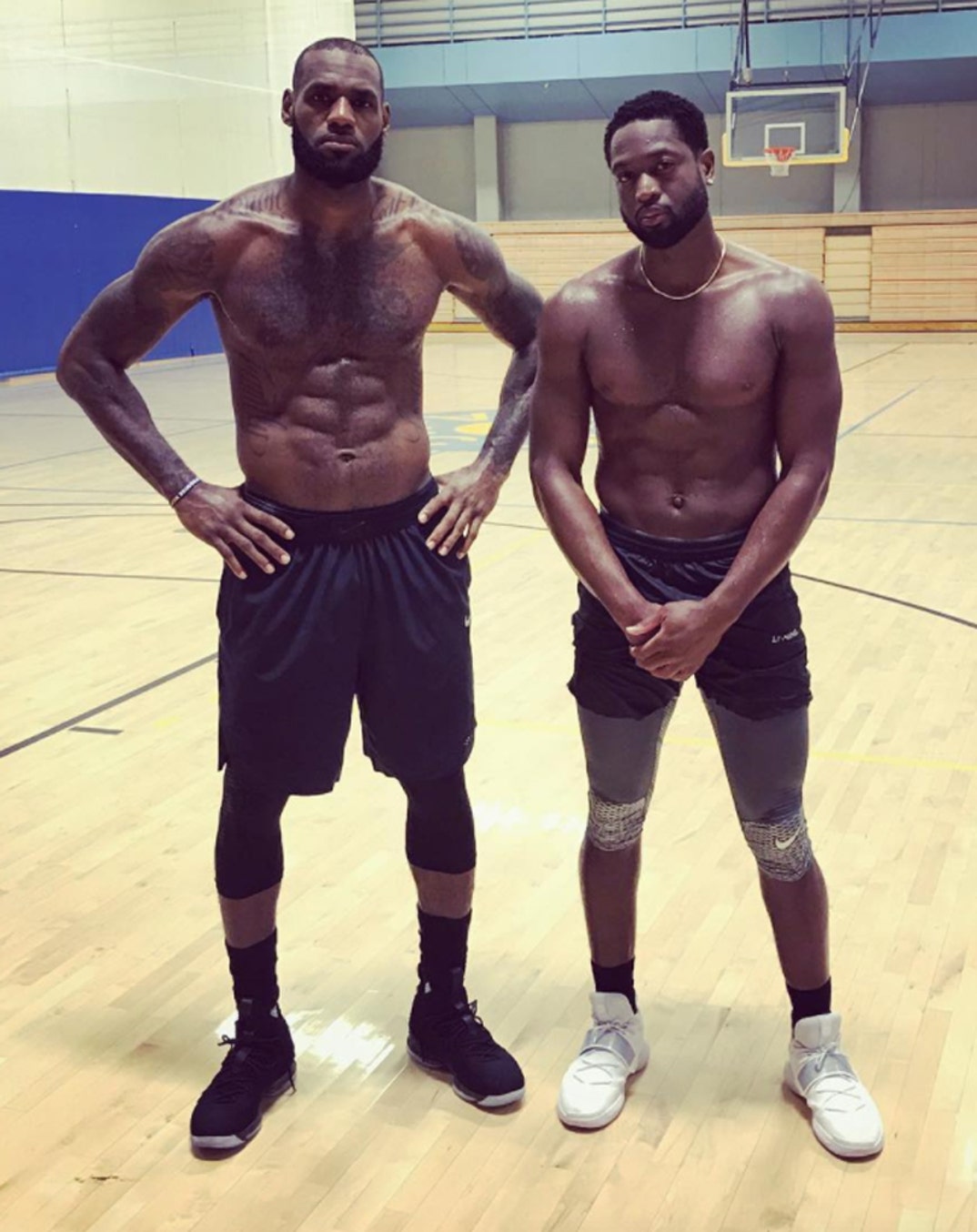 Lebron James (32) vs. Dwyane Wade (35) -- Baller Bod Edition