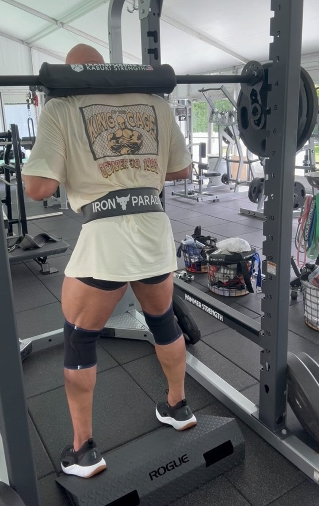 Dwayne Johnson Workout Shots 1
