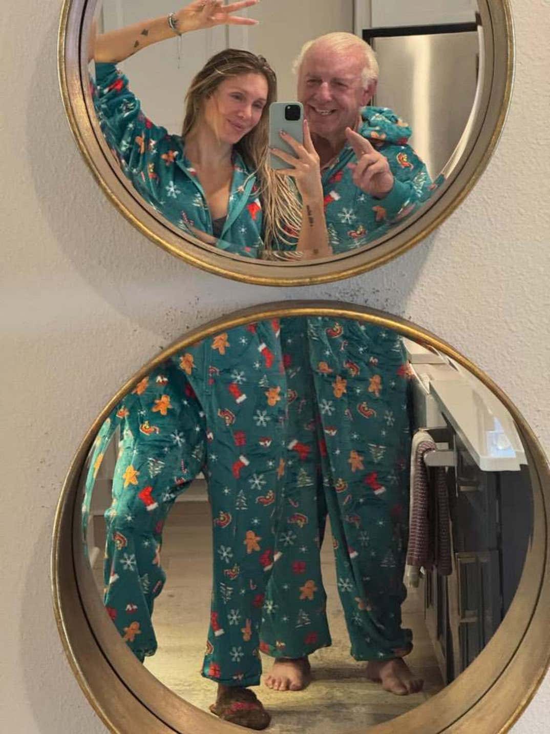 Charlotte and Ric Flair