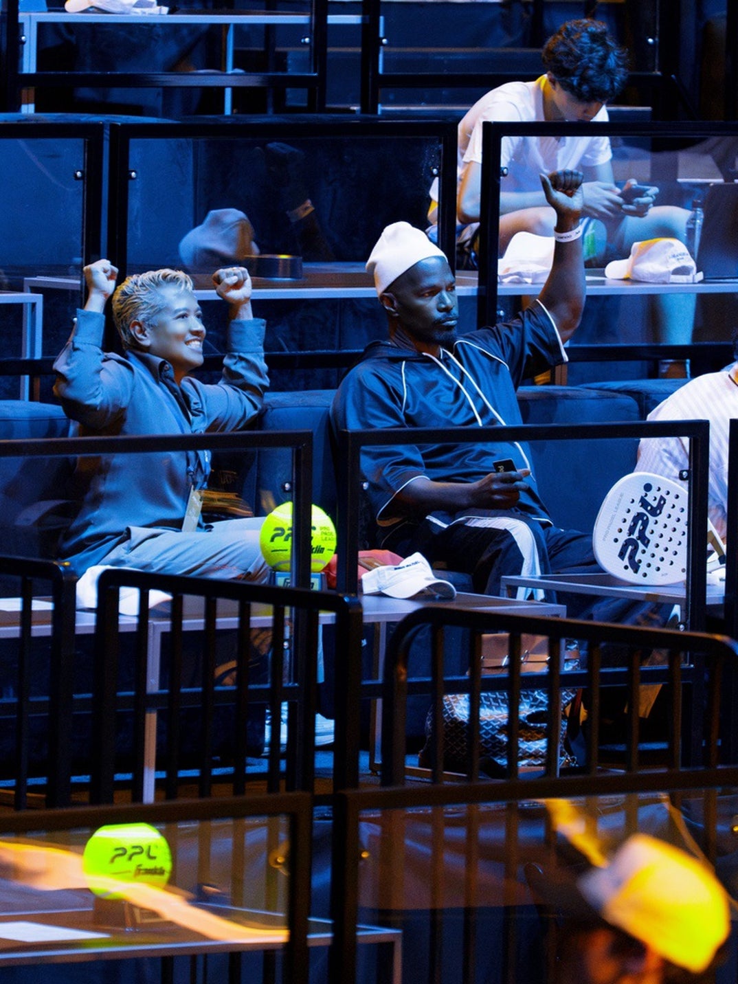 Jamie Foxx Diego Boneta 2026 Pro Padel League Day 3 6