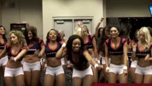 Houston Texans Cheerleaders -- Sexiest Locker Room Celebration EVER (VIDEO)