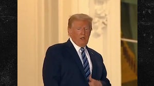 President Trump Appears To Struggle Breathing