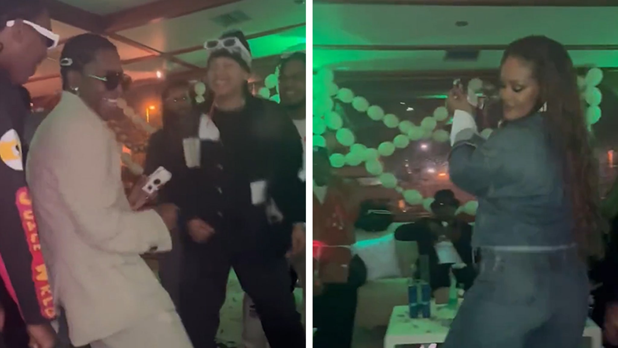 Rihanna baila con A$AP Rocky por su cumpleaños después de que Drake insultara