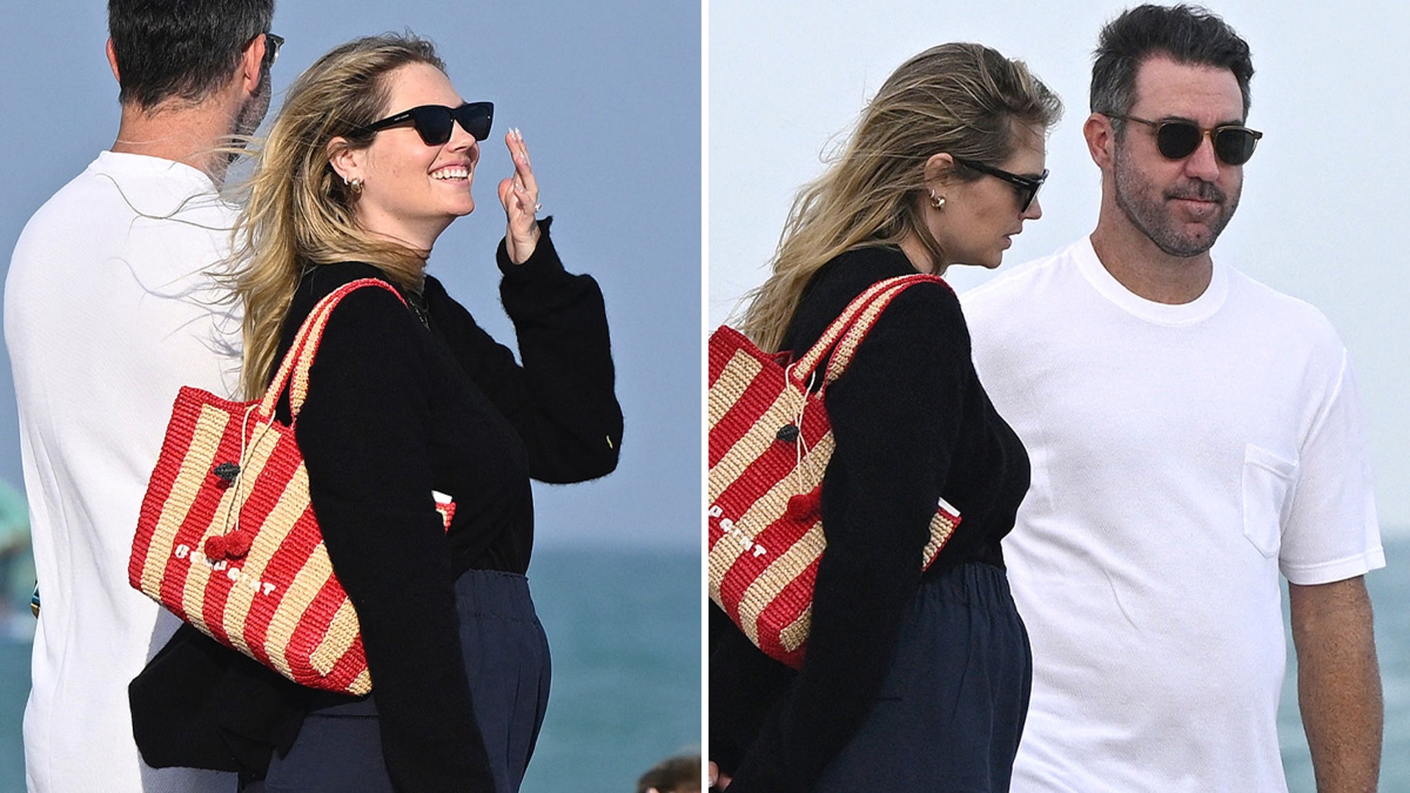 Kate Upton Enjoys Low-Key Miami Beach Date With Hubby Justin Verlander