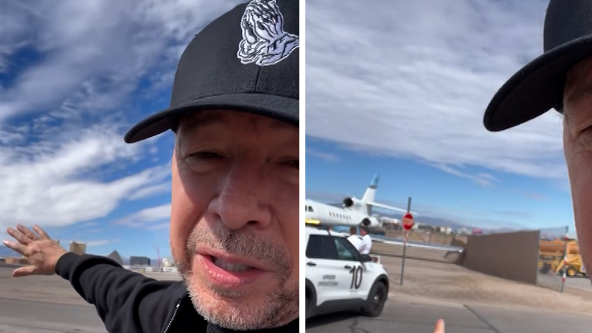 Donnie Wahlberg Narrowly Avoids Tragedy as His Plane Skids Off Runway