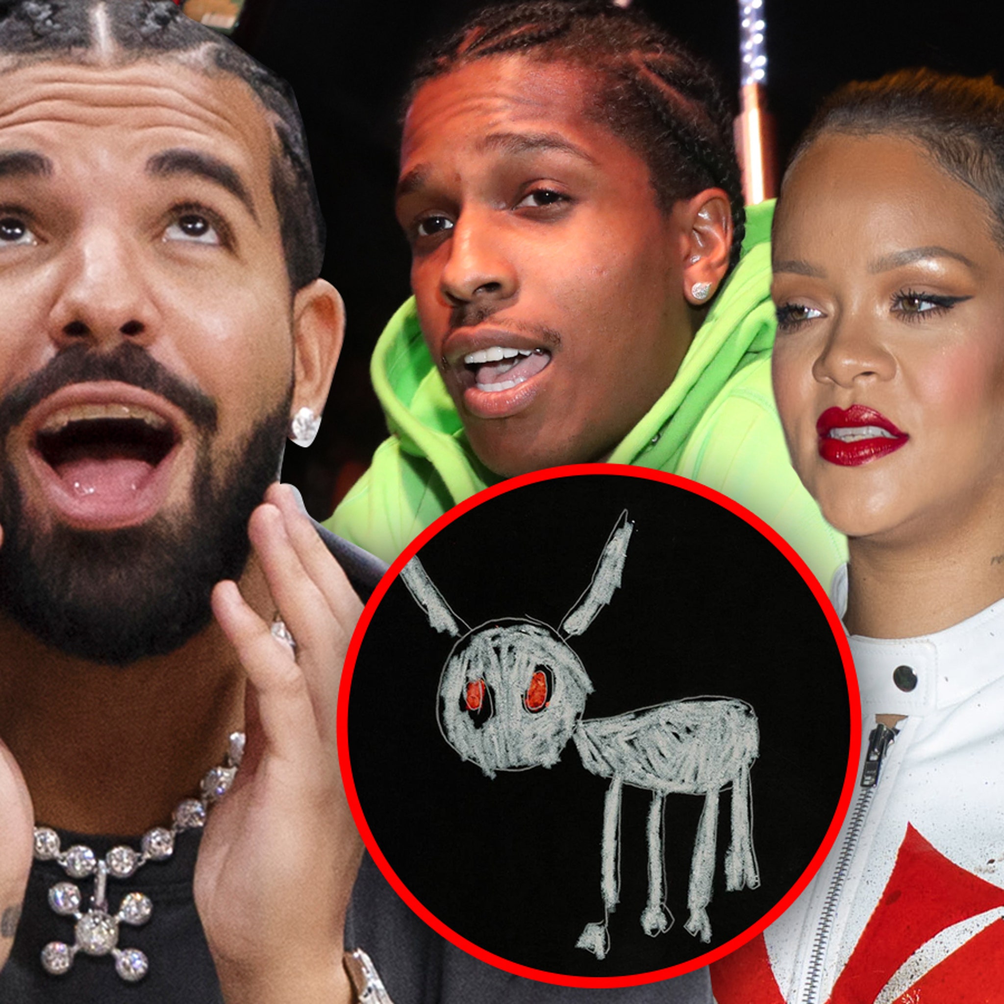 Drake Fans Suspect Rihanna & A$AP Rocky Disses On 'Fear Of Heights