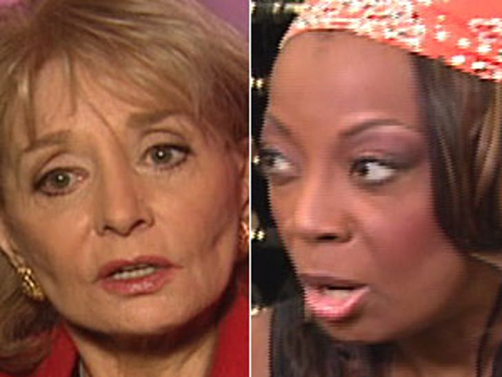 Barbara Walters and Star Jones