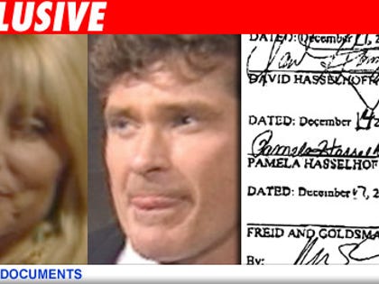 Pamela Bach, David Hasselhoff