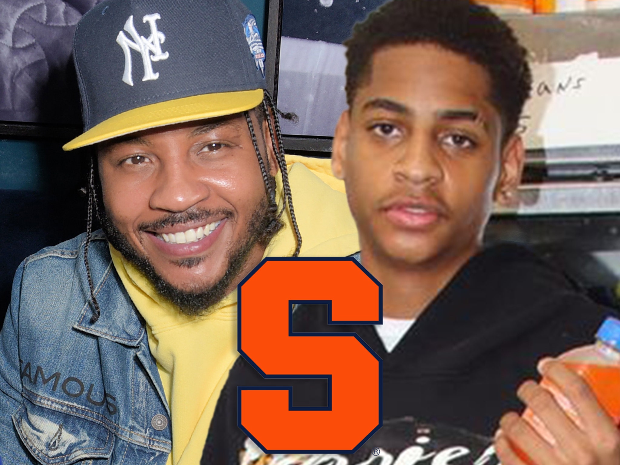 Carmelo Anthony's basketball starlet son Kiyan is handed