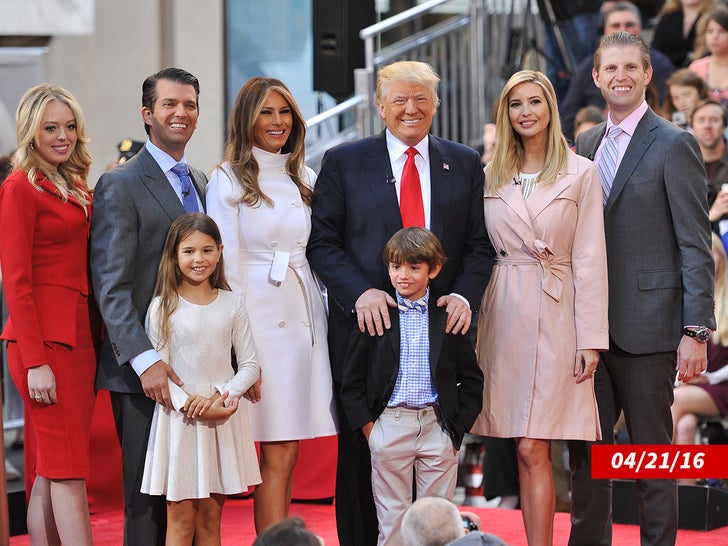 0317 Don Jr, Eric dan Tiffany Trump Getty