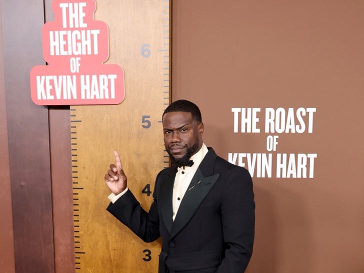 Kevin Hart attends The Roast of Kevin Hart red carpet during Netflix Is A Joke Fest
