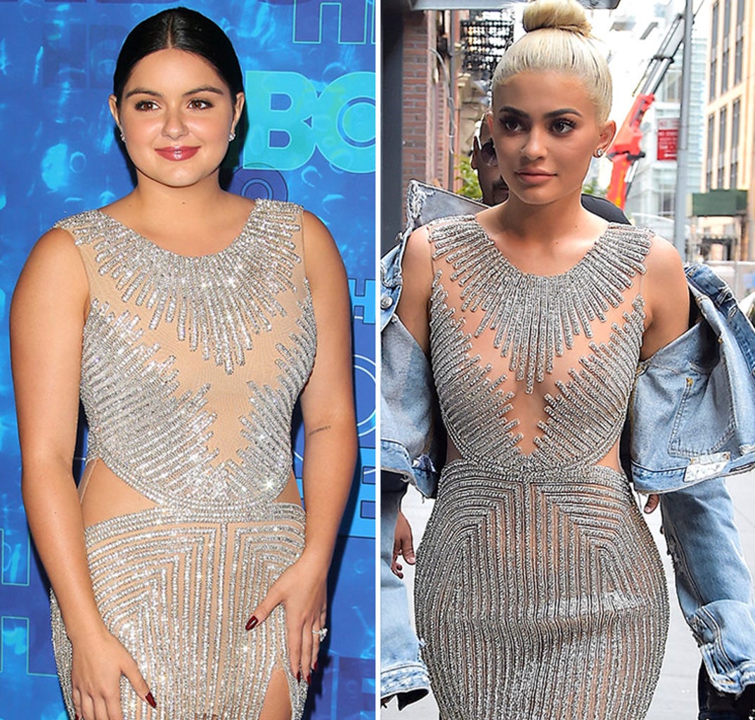 Sexiest in silver? Ariel Winter (18) vs. Kylie Jenner (19)