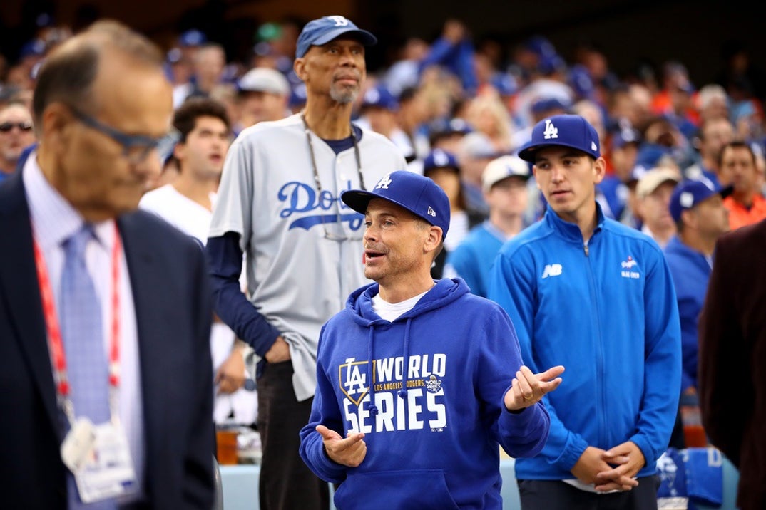 Rob Lowe Dodgers Fan 1