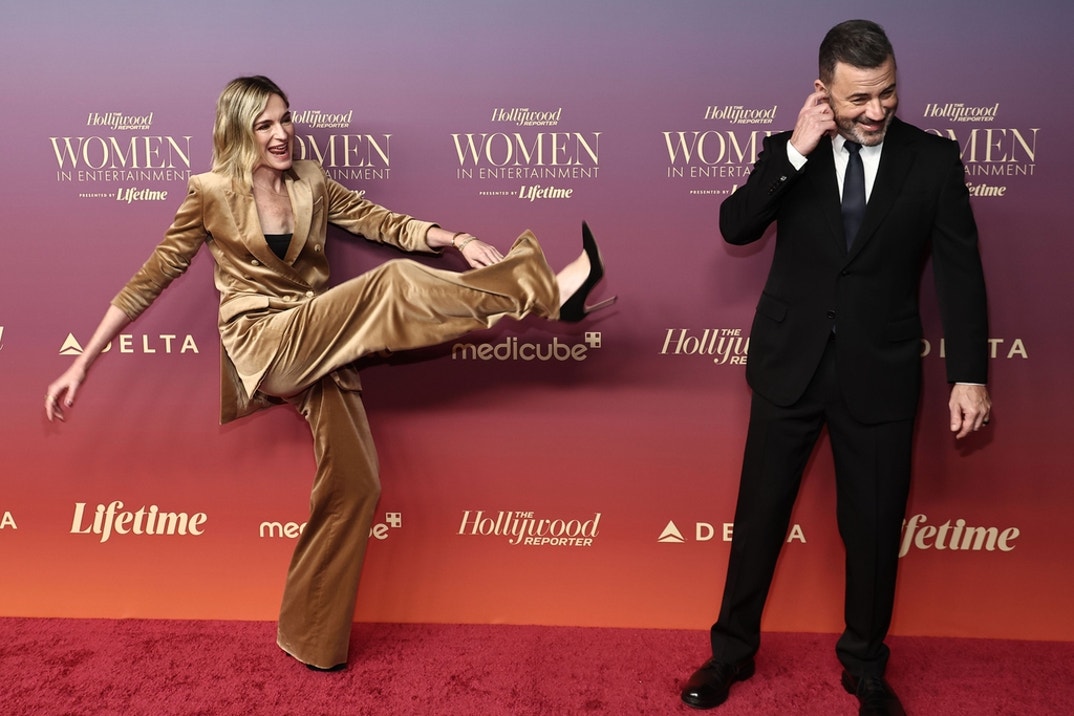 Molly McNearney and Jimmy Kimmel