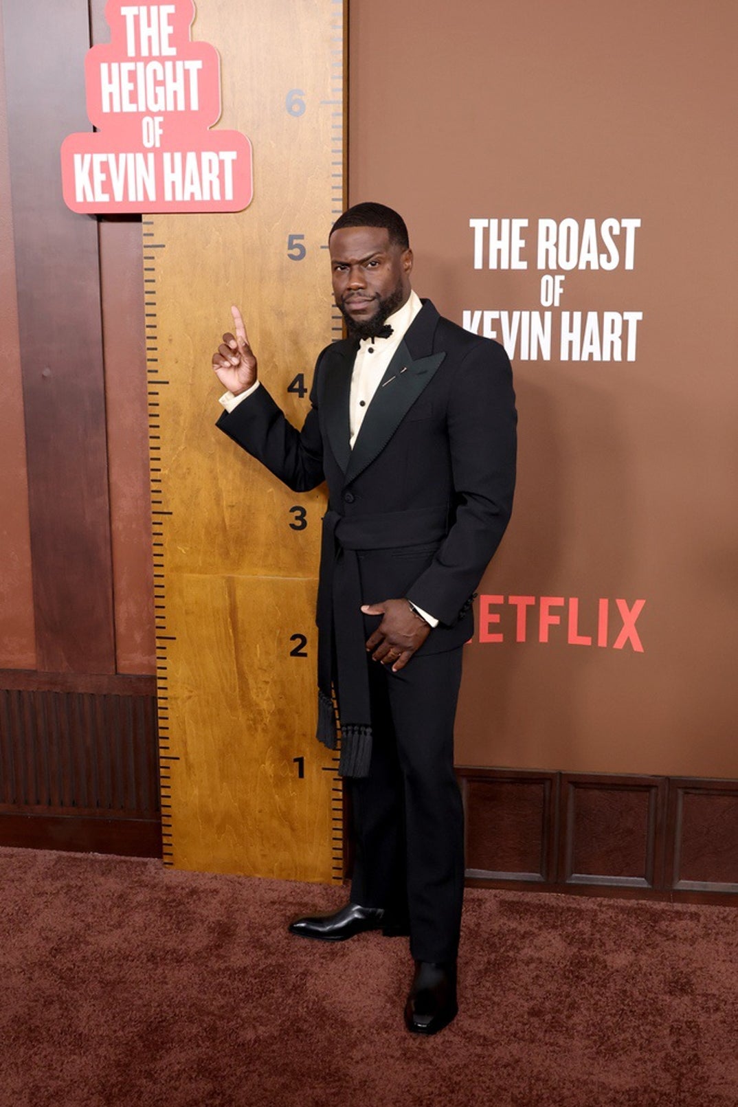 Kevin Hart attends The Roast of Kevin Hart red carpet during Netflix Is A Joke Fest