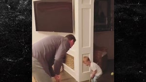 Wayne Gretzky Plays Hockey With 1-Year-Old Grandson, The Next Great One?!
