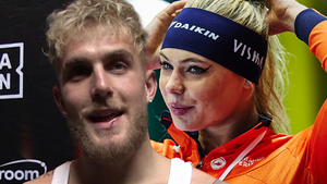 Jake Paul Spotted Kissing Olympic Speed Skater Jutta Leerdam At Dinner