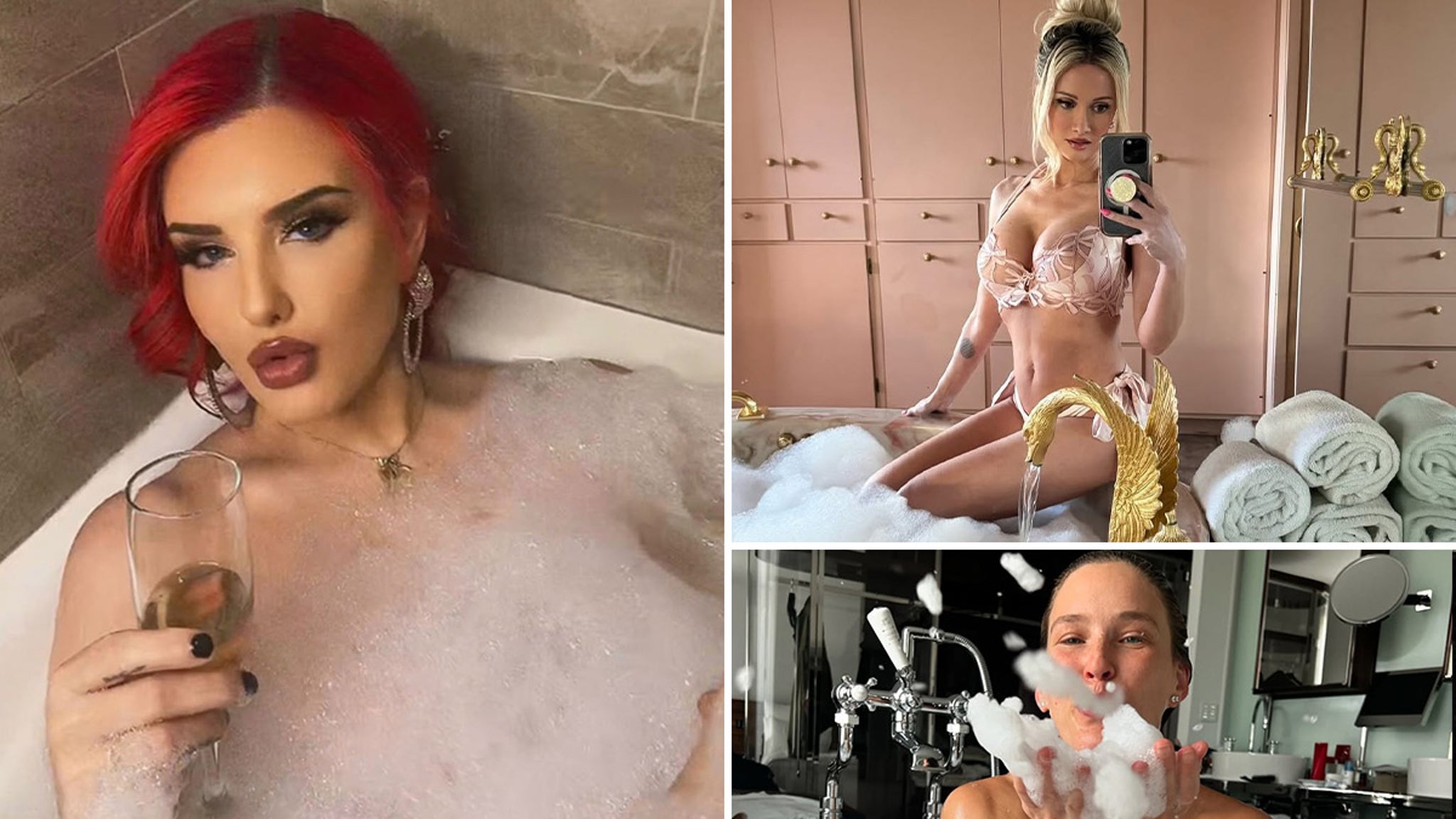 Stars Taking Bubble Baths for National Bubble Bath Day