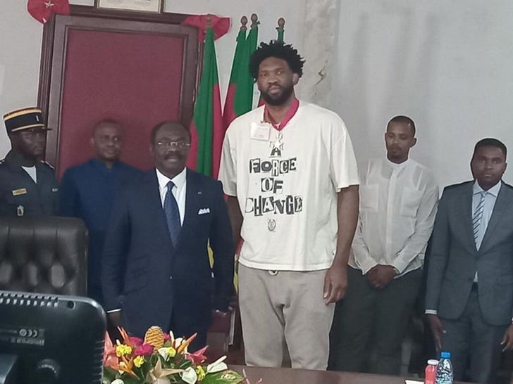 Joel Embiid Receives Order Of Valour Medal From President Of Cameroon