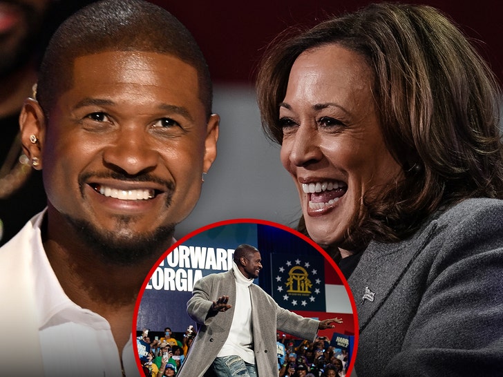 Kamala Harris and Donald Trump Trot Out Celebs, Usher vs. Antonio Brown