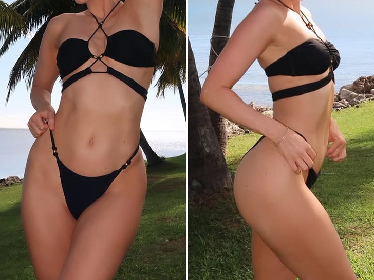 Babes In Black Bikinis -- Guess Who!