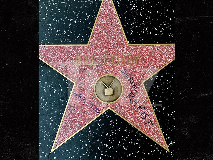 Bill Cosby's Walk of Fame Star Vandalized with 'Serial Rapist' :: 0927-bill-cosby-star-tmz-2