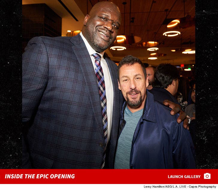 Stars Attend Shaquille's Opening at L.A. Live