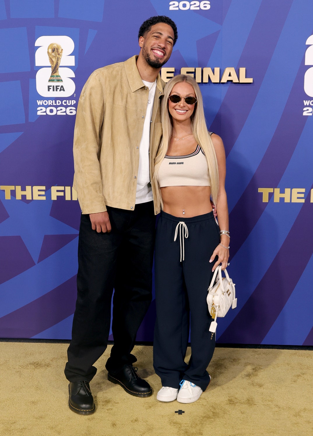 Tyrese Haliburton and Jade Jones