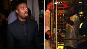 Michael B. Jordan -- DENIED at Diddy BET After-Party (VIDEO)
