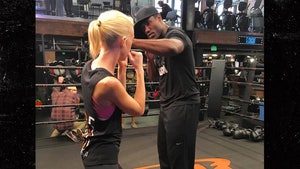 Boston Bombing Survivor -- Boxing Training ... With George Foreman's Son!