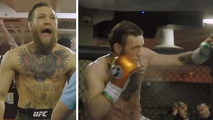 Conor McGregor Super Hyped In UFC Pre-Fight Workout, 'I F**kin' Love It'