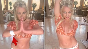 Britney Spears tiene un vendaje en el brazo y un corte en la pierna tras publicar un video bailando con un cuchillo