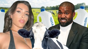 bianca censori and kanye west cows getty 1