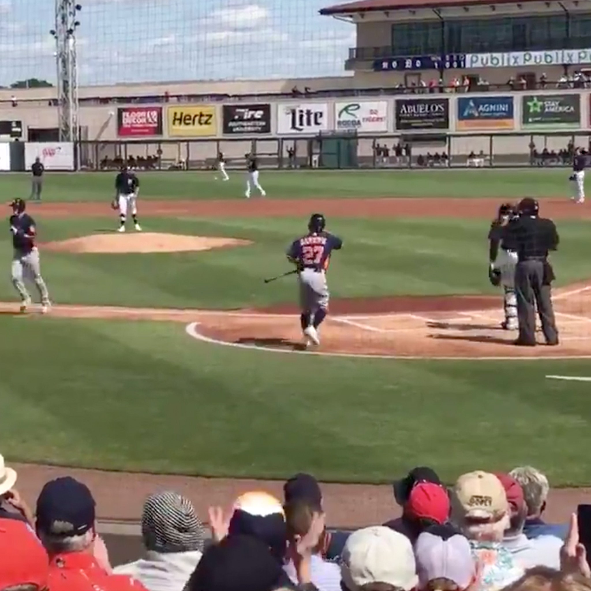 Altuve booed, called a cheater and hit by pitch in spring debut