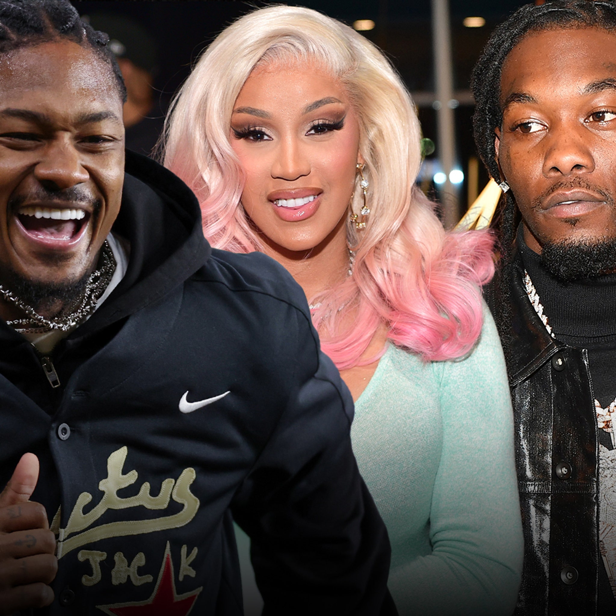 Stefon Diggs Gets Dance From Cardi B At Club, Offset Breaks His Silence